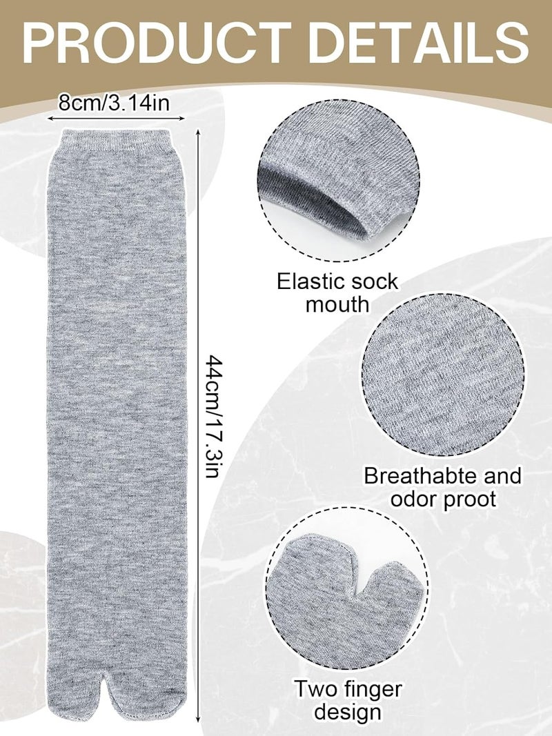 BOARDFEB 6 Pairs Japanese Toes Separated Socks for Men Women Unisex - Image 5